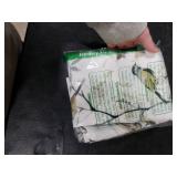 Leeva Kitchen Curtains 36 Inch Length Set, Grey Bird Light Filtering Window Curtain Panels for Small Window Living Room Bedroom, Rod Pocket