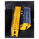 Dwi Dowellin Construction Carrier Truck Kids Toys,25.6 Semi-Trailer Toy with Excavator and Dump Truck,Gifts for Age 3 4 5 6+ Years Old Boys Girls