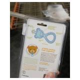 oogiebear 360 Teether - Safe Teething Toys for Babies 3 Months and Older | Soft Bristle Teddy Bear Silicone Teether | Super Soft BPA-Free Silicone Teether Toy - Yellow