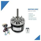 DL1056 Blower Fan Motor-1/2 HP, 1075 RPM, 3 Speed, 115 V, Compatible with A.O. Smith 1056, Fasco D701, Embraco E205, GE 3587, Marathon X004, Universal Electric 531, Rotom R43587 48 Frame Leungoo