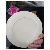 Nook Theory 4 Pack Reusable Bamboo Plates - Non-Toxic Toddler and Kids Plate, Dishwasher Safe, Not Microwavable Dinnerware (Celebration 8)