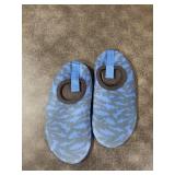 VIFUUR Kids Water Shoes Girls Boys Quick Dry Aqua Socks for Beach Swim Outdoor Sports BlueFish-30/31