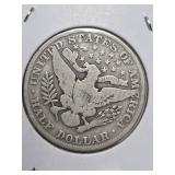 1903 Barber silver half dollar