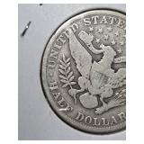 1903 Barber silver half dollar