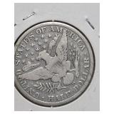 1907-D Barber silver half dollar