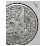 1907-D Barber silver half dollar