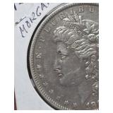 1882-O Morgan silver dollar