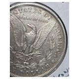 1882-O Morgan silver dollar
