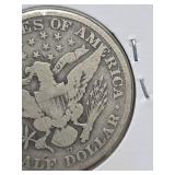 1908-D Barber silver half dollar