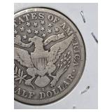 1914-S Barber silver half dollar