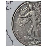 1936-D Walking Liberty Silver half dollar