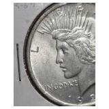 1923-P MS63 Peace silver dollar