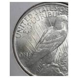 1923-P MS63 Peace silver dollar