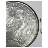 1923-P MS63 Peace silver dollar