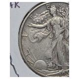 1937-D Walking Liberty Silver half dollar