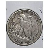 1937-D Walking Liberty Silver half dollar