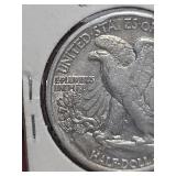 1940-S Walking Liberty silver half dollar