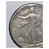 1943-D Walking Liberty Silver half dollar