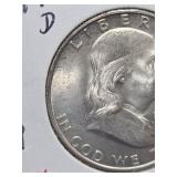 1948-D Franklin silver half dollar