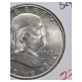 1948-D Franklin silver half dollar