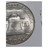 1948-D Franklin silver half dollar