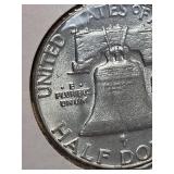 1951 Franklin silver half dollar