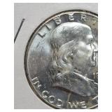 1963-D Franklin silver half dollar