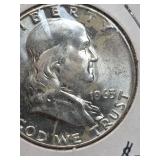 1963-D Franklin silver half dollar