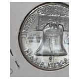 1963-D Franklin silver half dollar