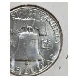 1963-D Franklin silver half dollar