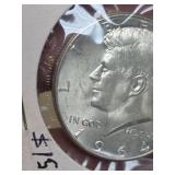 1964 MS63 JFK silver half dollar