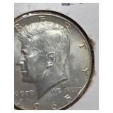 1965 JFK silver half dollar