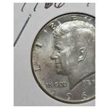 1966 JFK silver half dollar