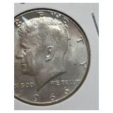 1966 JFK silver half dollar