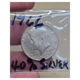 1966 JFK silver half dollar