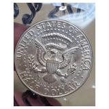1966 JFK silver half dollar