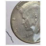 1967 JFK silver half dollar