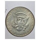 1967 JFK silver half dollar