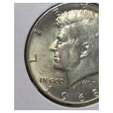 1968-D JFK silver half dollar