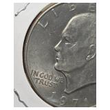1971 BU Eisenhower dollar