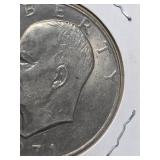 1971 BU Eisenhower dollar