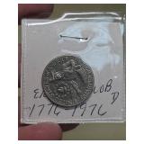 1776-1976-D error quarter