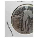 1927 Standing Liberty silver Quarter