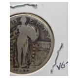 1927 Standing Liberty silver Quarter