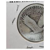 1927 Standing Liberty silver Quarter
