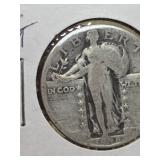 1928-S Standing Liberty silver Quarter