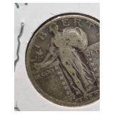 1929-S Standing Liberty silver Quarter