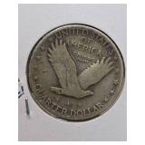 1929-S Standing Liberty silver Quarter
