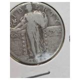 1929 Standing Liberty silver Quarter