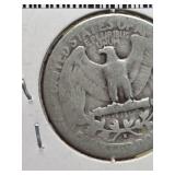 1935-S Washington silver quarter